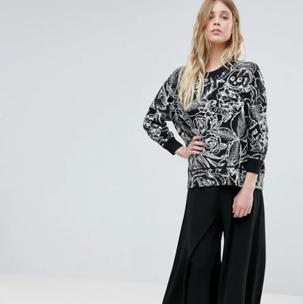 French Connection | tattoo jumble knit sweater